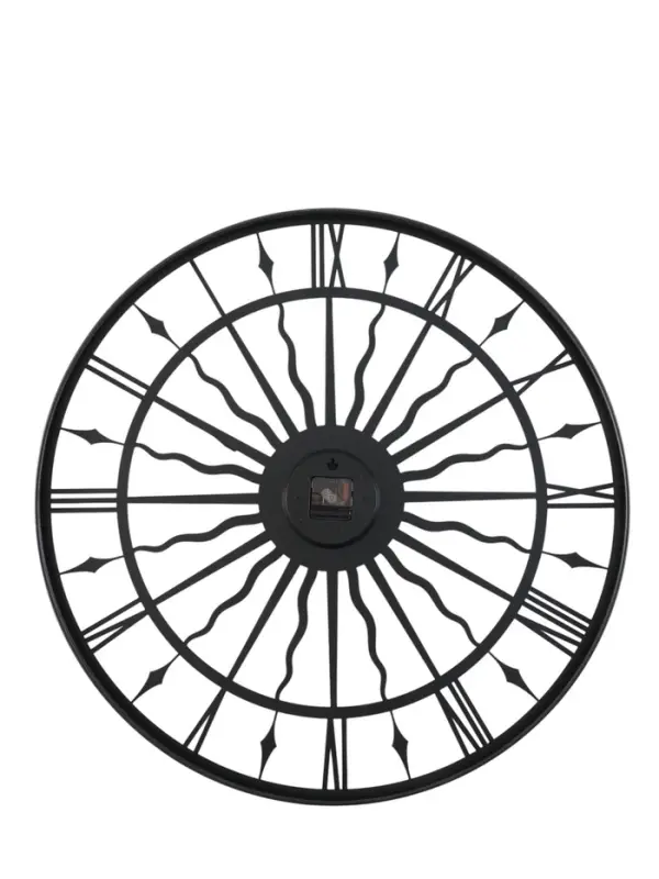 Часы настенные интерьерные &laquo;Солнце&raquo;, серия: Лофт, металл, бесшумные, плавный ход, d=80 см, от батарейки 1&times;АА