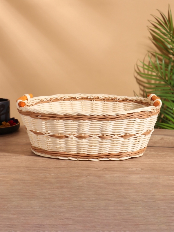 Корзина плетеная 32x25x11 см, ротанг