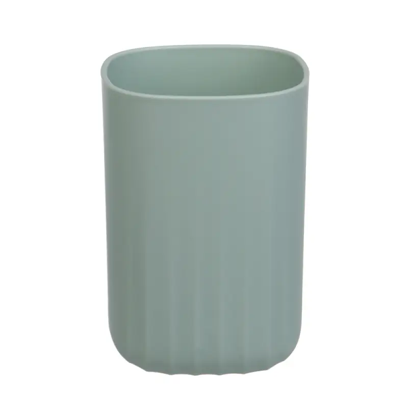 Стакан для ванной комнаты тм VETTA Сидней, пластик, PP, оливковый 7x10см