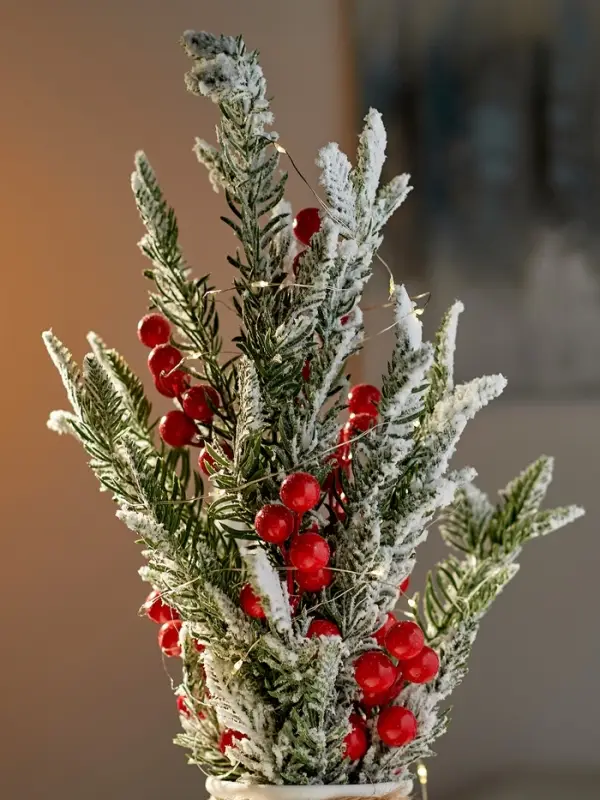 Фигура светодиодная Фигура светодиодная "Морозная свежесть" 39 см, 20 LED, AG13х3 (в компл.), Т/БЕЛЫЙ