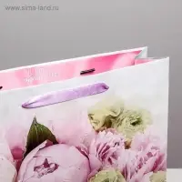 Пакет подарочный ламинированный, упаковка, &laquo;Радости!&raquo;, L 31&times;40&times;11.5