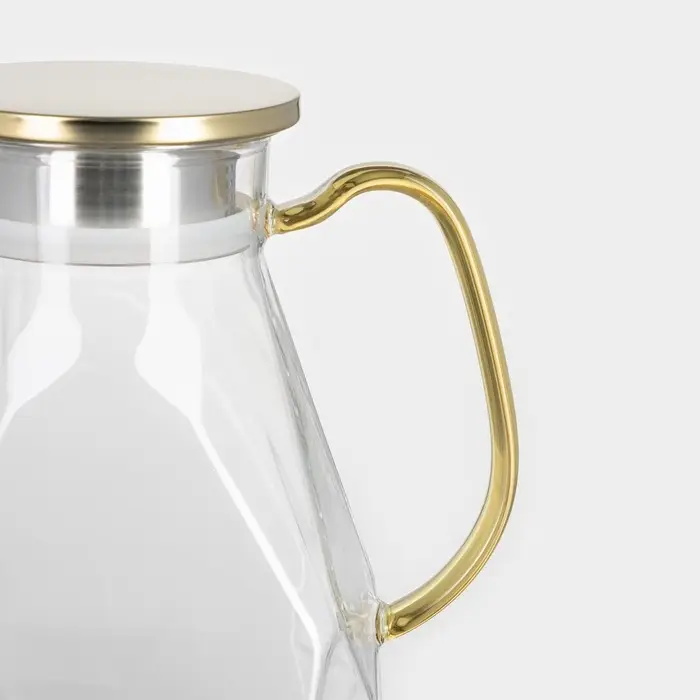 Набор для напитков Magistro &laquo;Льдинка&raquo;, 5 предметов: кувшин 1.6 л, 4 кружки 300 мл, стекло