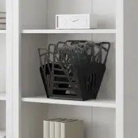 Лоток для бумаг Calligrata &laquo;Доступный офис&raquo;, А4, веерный, 4 отделения, чёрный