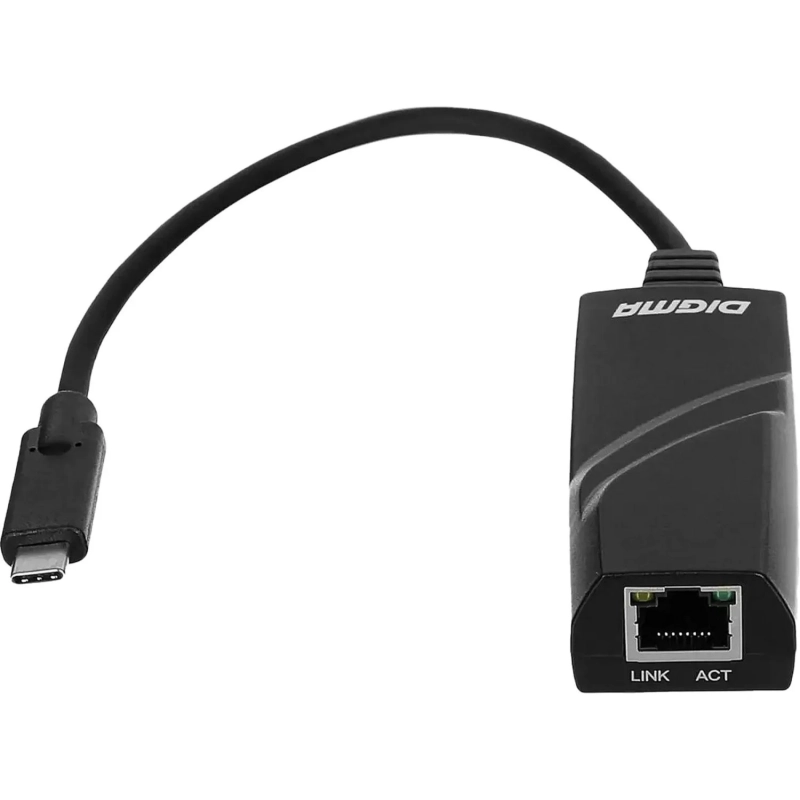 Сетевой адаптер Gigabit Ethernet Digma D-USBC-LAN1000 USB Type-C