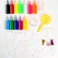 Набор для опытов &laquo;Водные фигурки&raquo;, 14 молдов, 12 цветов, в контейнере