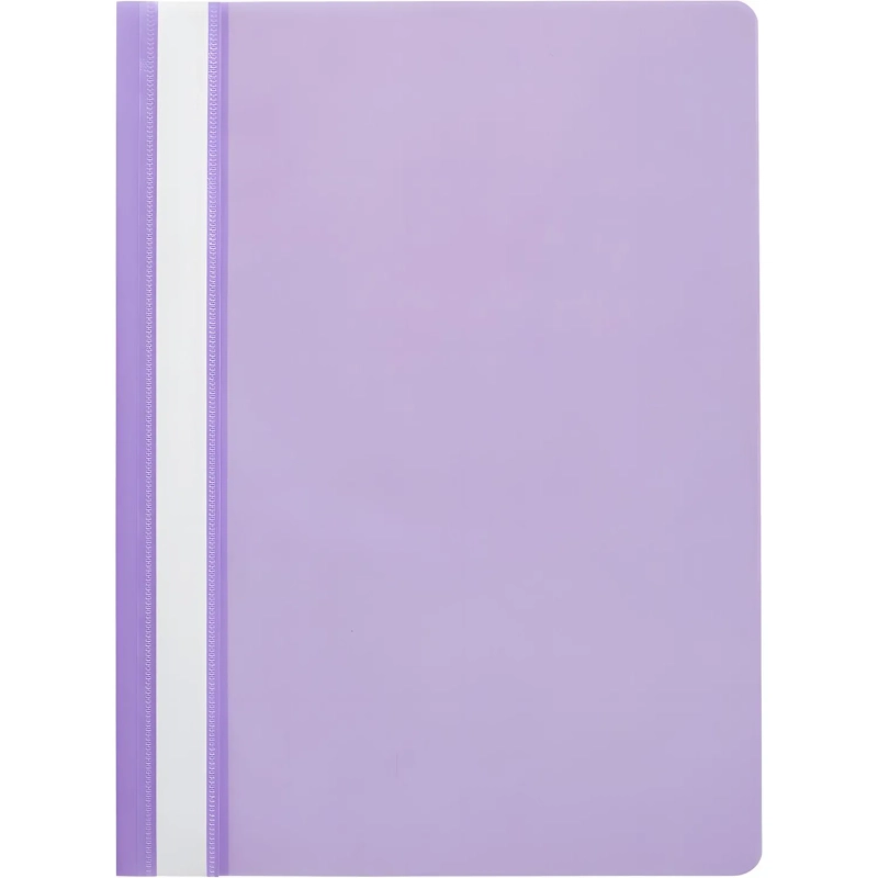 Скоросшиватель пластиковый A4  (100/110) фиол 10шт/уп Россия