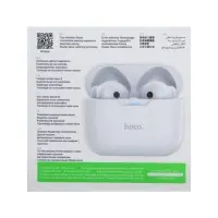 Наушники беспроводные Hoco EW34, TWS, вкладыши, Bluetooth 5.3, 30/250 мАч, белые