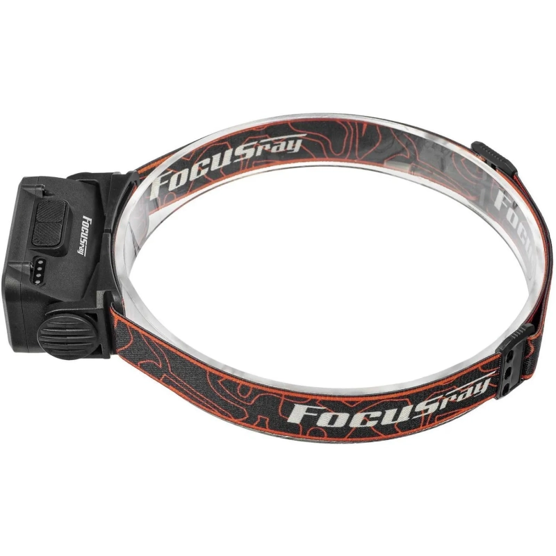 Фонарь налобный FOCUSray 1300 8 диодов,акку 18650 встр,1200мАН,3,7V  890118