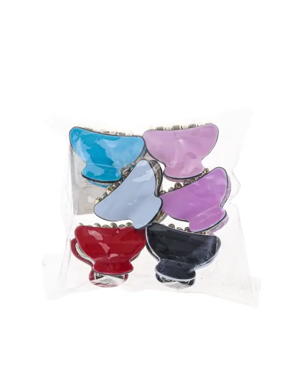 Крабик для волос &laquo;Шёлк&raquo;, однотонный, 4&times;2.5 см, МИКС