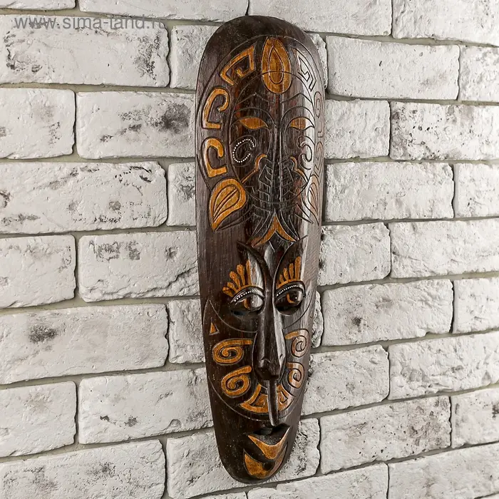 Маска дерево Маска дерево "Абориген" 48,5х16х2,5 см