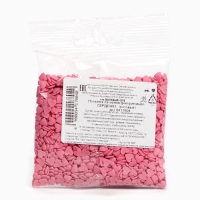 Посыпка кондитерская мягкая «Сердце»: розовая, 50 г. Посыпка кондитерская мягкая «Сердце»: розовая, 50 г.