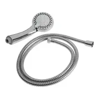 Душевая лейка 5 режимов со шлангом, держатель, крепеж в комплекте.