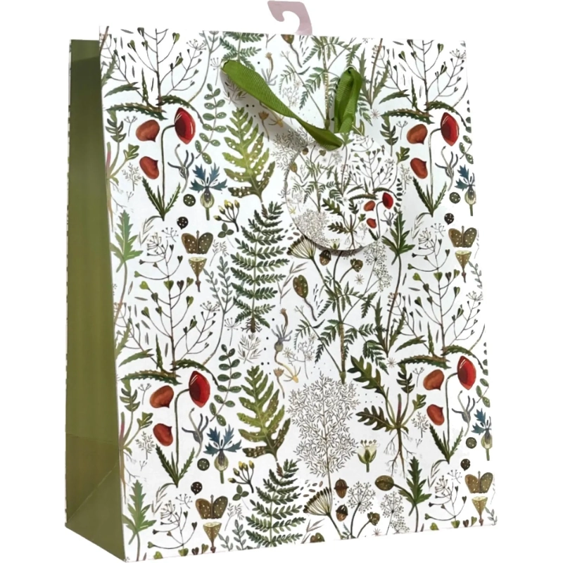 Пакет для подарков PREMIUM FLORA.ЛУГОВЫЕ ТРАВЫ, L, 26x32.4x13см, 2-852/06