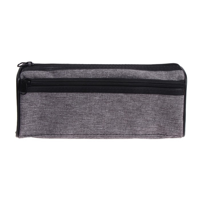 Пенал школьный на молнии Пенал школьный на молнии "Джинс", 2 отделения, МИКС