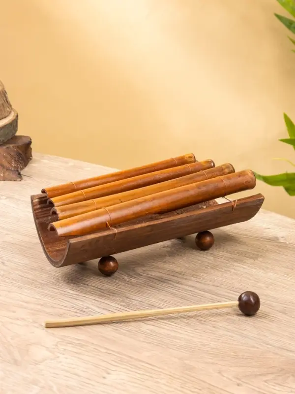 Сувенирный музыкальный инструмент &laquo;Ксилофон&raquo;, 24&times;12&times;8.5 см, бамбук