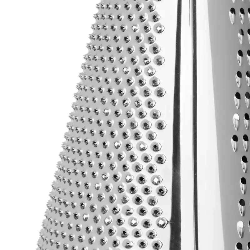 Терка 3-х сторонняя тм VETTA 25см, нерж.сталь, пластик. ручка