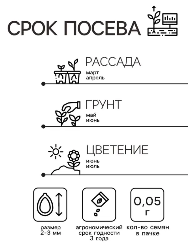 Семена Лиатрис "Белый", ц/п,  0,05 г