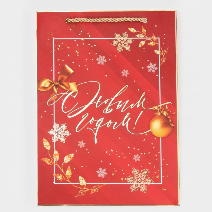 Пакет подарочный новогодний ламинированный «Вера в чудеса», 21 х 30 х 15 см, Новый год Пакет подарочный новогодний ламинированный «Вера в чудеса», 21 х 30 х 15 см, Новый год