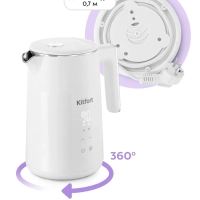 Чайник электрический с терморегулятором КТ-6715 - 1,5 л