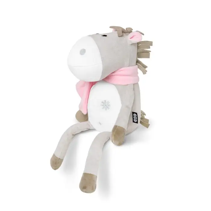 Мягкая игрушка "Лошадка Снежинка", 45 см 990