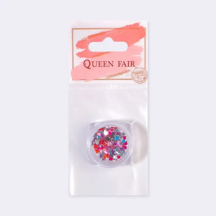 Стразы для декора «Ассорти», разноцветные