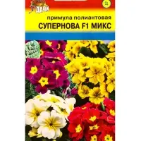 Семена цветов Примула Полиантовая Супернова F1 Микс 3 шт.