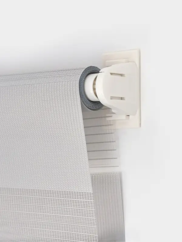 Штора рулонная 50х160см "День и Ночь" (по полотну 46х160см), цвет стальной