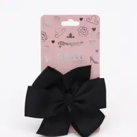 Бант для волос на заколке чёрный, Принцессы Бант для волос на заколке чёрный, Принцессы