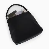 Сумка - мешок женская TEXTURA, на молнии, 32&times;11&times;32 см, чёрная