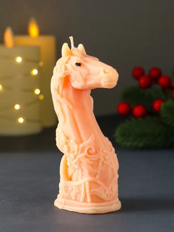 Свеча Символ Года Свеча Символ Года "Лошадь", 12х6х4,5 см рыжая