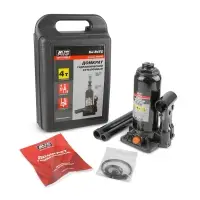 Домкрат гидравлический AVS HJ-B4TC, 4т, 180-350мм. с клапаном, в кейсе (ремкомплект)