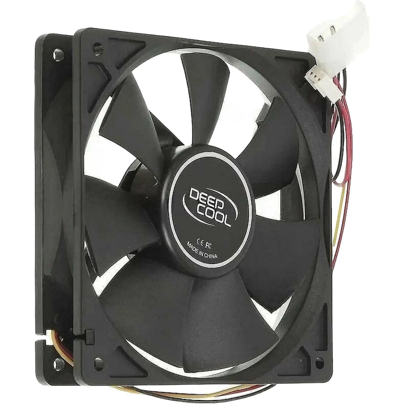 Вентилятор DEEPCOOL Xfan120 120x120x25мм черный, 1300об/мин