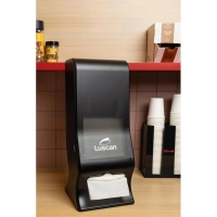 Диспенсер для салфеток вертикальный Luscan Professional N4 черный