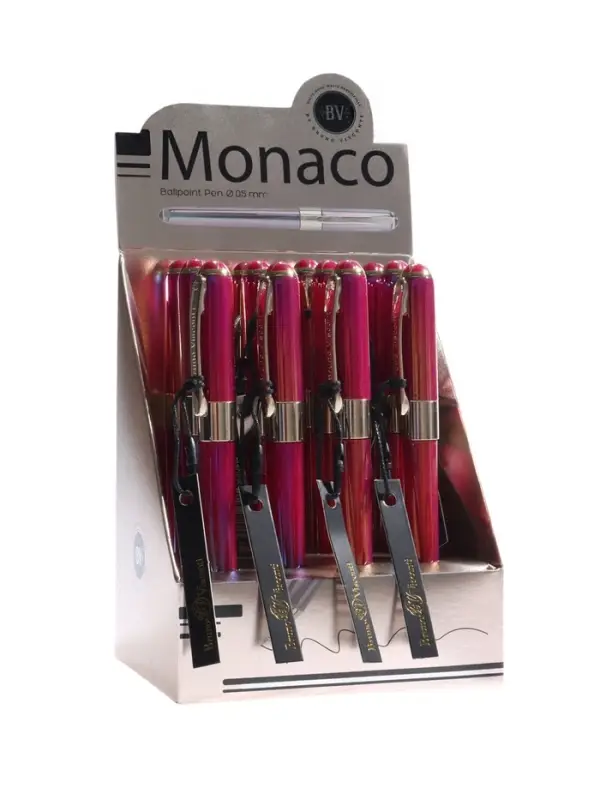 Ручка шариковая BrunoVisconti. MONACO.PEARL 0.5мм, стерж/син, пурпурн корп Ручка шариковая BrunoVisconti. MONACO.PEARL 0.5мм, стерж/син, пурпурн корп