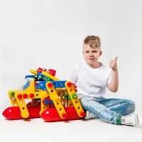 Конструктор пластиковый &laquo;Большое путешествие&raquo;, 5 в 1, 267 деталей