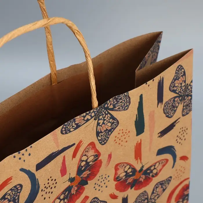 Пакет подарочный крафтовый, упаковка, «Вдохновляй», L 31 х 40 х 11.5 см Пакет подарочный крафтовый, упаковка, «Вдохновляй», L 31 х 40 х 11.5 см