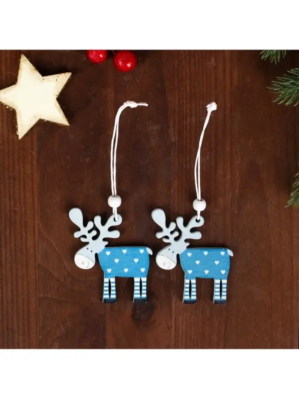 Елочные игрушки Лесная мастерская &laquo;Олени&raquo;, 2 шт.