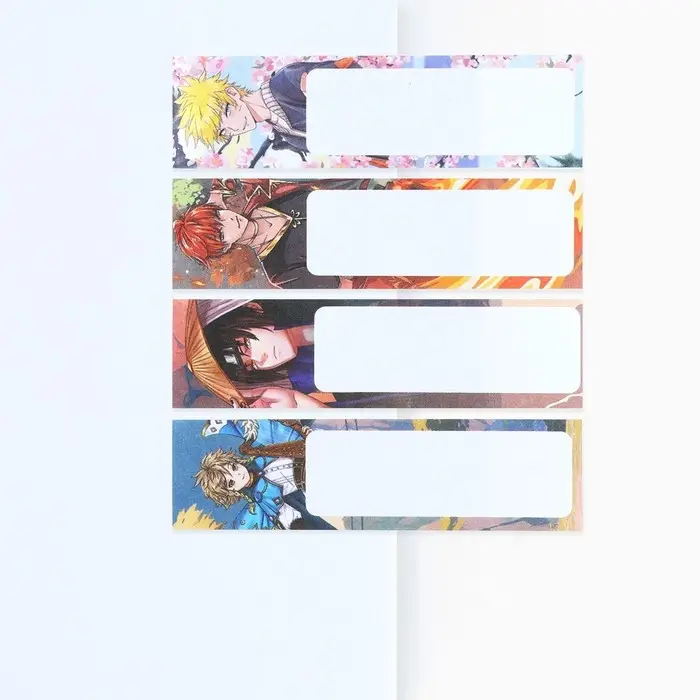 Стикеры закладки 4 шт., по 20 л. «Аниме» Стикеры закладки 4 шт., по 20 л. «Аниме»