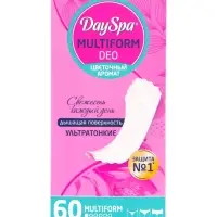Прокладки ежедневные Day Spa, мультиформ, цветочный аромат, ультратонкие, 60 шт.