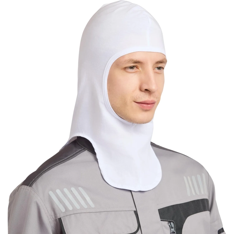 Балаклава -подшлемник универсальная трикотажная (120 гр) белый