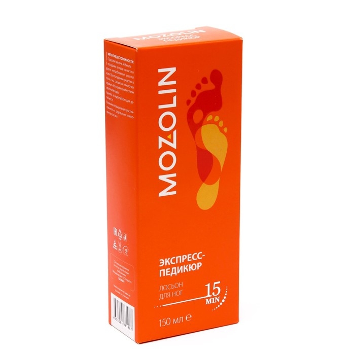 Лосьон для ног  Лосьон для ног "Мозолин", экспресс-педикюр, 150 мл
