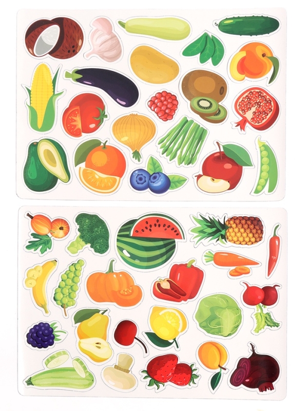 HAPPY VALLEY Игровой набор магнитов HAPPY VALLEY Игровой набор магнитов "Фрукты-овощи"