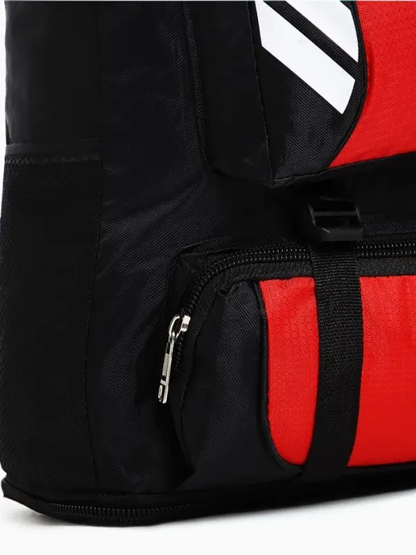 Рюкзак туристический 37 л, с карманами, с увеличением, 35&times;16&times;53/65 см, красный