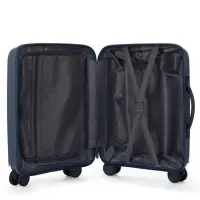 Чемодан на съёмных колёсах, 18", кодовый замок, 33&times;16&times;49 см, синий