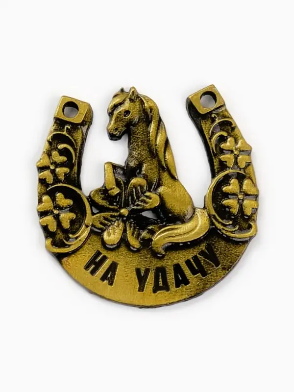 Подкова "Новогодняя", 3.5 см, микс 4 шт.