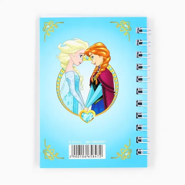 Блокнот А7, 28 листов, набор 4 шт., Дисней