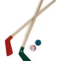Набор для игры в хоккей (клюшка 2 шт., ворота 2 шт., шайба, мяч), МИКС