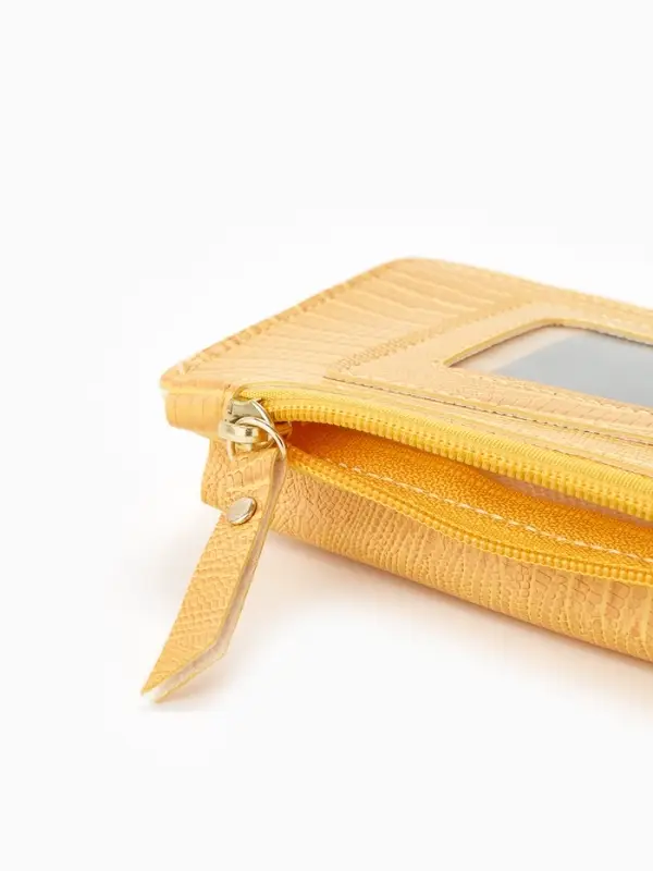 Сумка на магните, с длинным ремнём, однотонная, 10&times;2.5&times;20 см, жёлтая