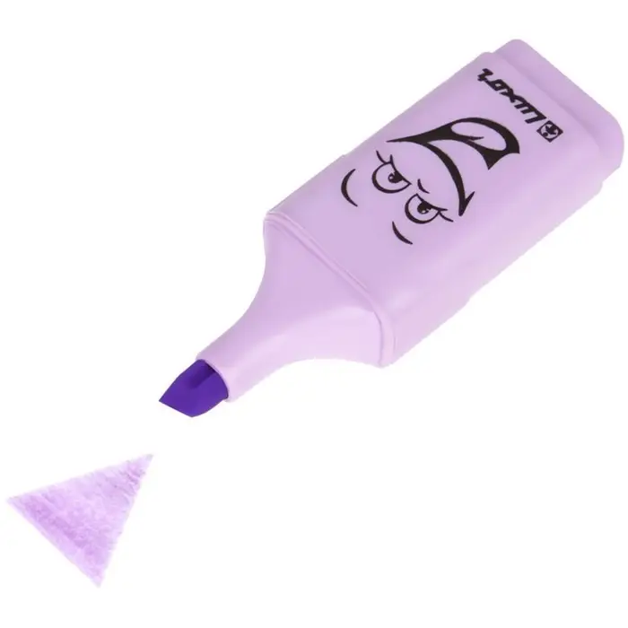 Маркер текстовыделитель Luxor Eyeliter Pastel, 1.0-4.5 мм, чернила на водной основе, пастельный фиолетовый Маркер текстовыделитель Luxor Eyeliter Pastel, 1.0-4.5 мм, чернила на водной основе, пастельный фиолетовый