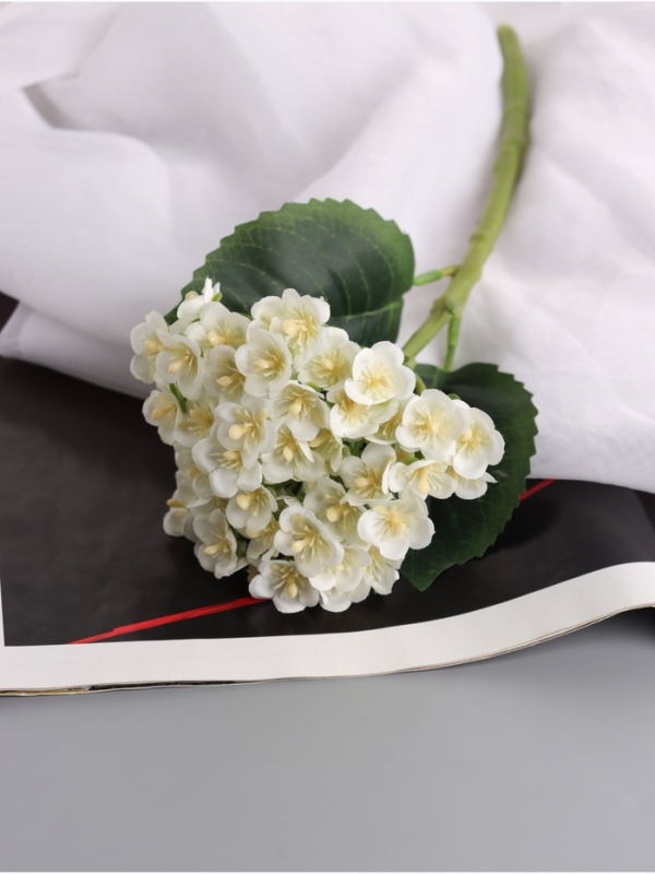 Букет Букет "Пеларгония элит" 30 см, белый